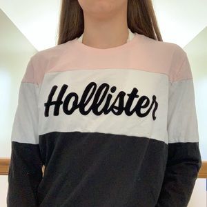 Girls striped long sleeve tee from Hollister